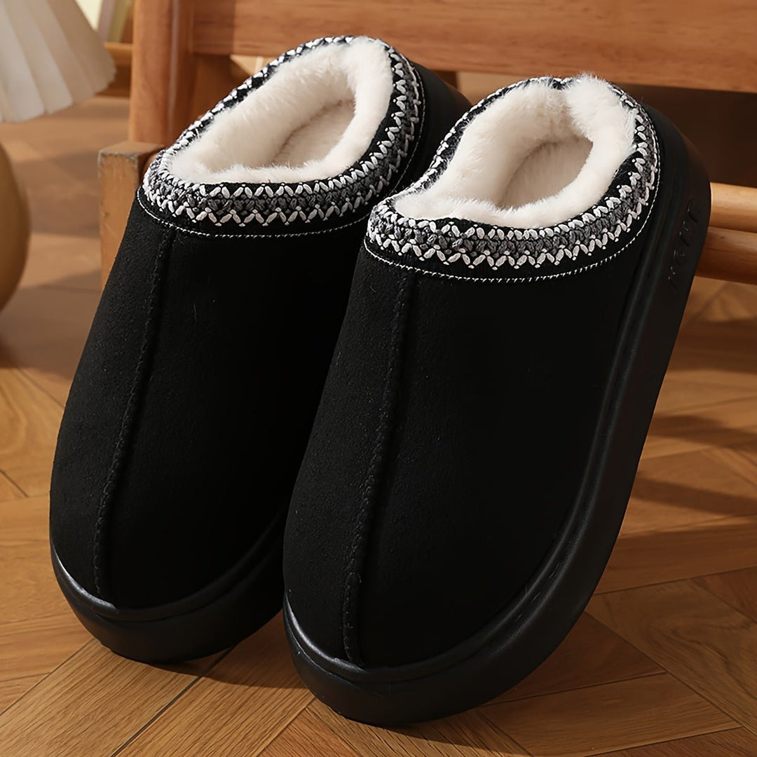 Clémence™ — Pantoufles hivernales chaudes confortables
